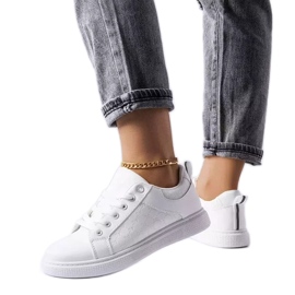 BM Hvide sneakers med Dreux-prægning