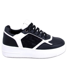 Dixon Black damesneakers sort