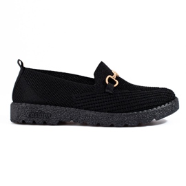 Kvinders slip on stof Shelovet sort