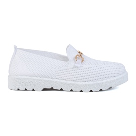 Kvinders slip on stof Shelovet hvid