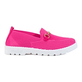 Kvinders slip on stof Shelovet fuchsia lyserød