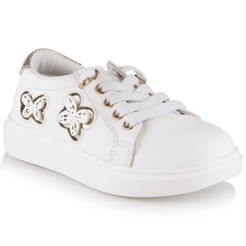 Evento Miss❤E hvide piges slip-on sportssko