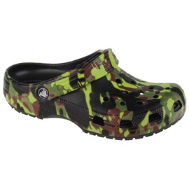 Crocs Classic Spray Camo Clog 208305-001 flip-flops grøn