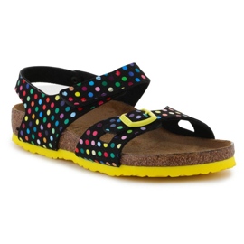 Birkenstock Colorado Nitte Logo Digital Dots Black Jr Sandaler 1023611 flerfarvet
