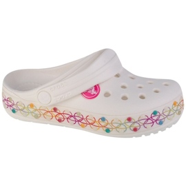 Slides Crocs Crocband Stretch Halskæde Jr 208270-94S hvid