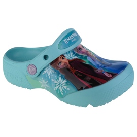 Træsko Crocs Fl Disney Frozen Ii T Clog Jr 206804-4O9 blå
