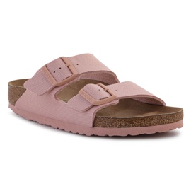 Birkenstock Arizona Rivet Logo Hjemmesko W 1021473 lyserød