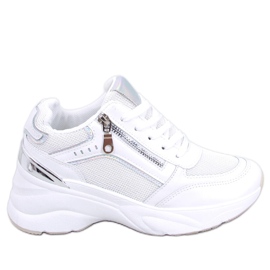 BM Mcbride White wedge sneakers hvid
