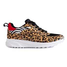 Shelovet sneakers med leopardprint til kvinder beige
