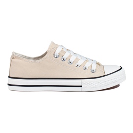 Shelovet beige sneakers til kvinder