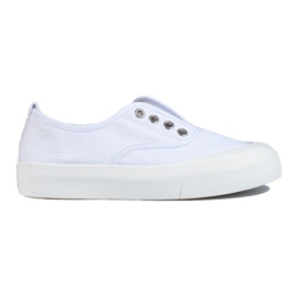 Shelovet hvide slip-on sneakers