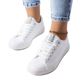 Evento Ancelote hvide klassiske sneakers