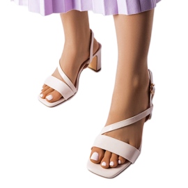 Beaulac laksandaler i beige