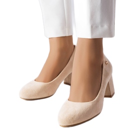 Beige elegante Picard pumps