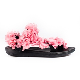 Kvinders pink duftende Shelovet velcro sandaler lyserød