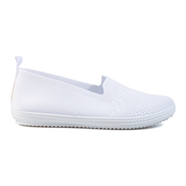 Dame tekstil slip-on sneakers Shelovet hvid