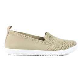 Dame tekstil slip-on sneakers Shelovet grøn