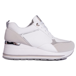 Shelovet hvide wedge sneakers