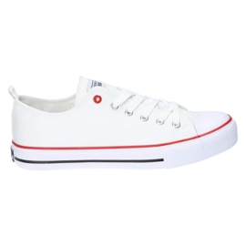 American Club Amerikanske LH54 mænds hvide bundne sneakers