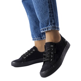 Big Star sorte blonde sneakers JJ247064