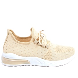 Kessi Beige strømpe sportssko