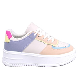BM Farverige Fields Beige sneakers flerfarvet