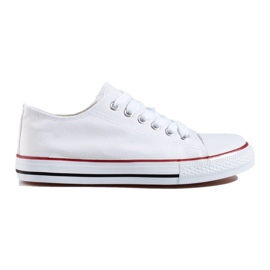 Shelovet hvide klassiske sneakers