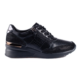 Shelovet wedge sneakers sort