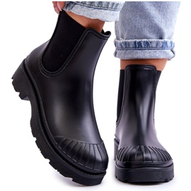 BM Slip-On gummistøvler Jodhpur Støvler Sort Carme