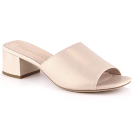 Højhælede sandaler med elastisk Sergio Leone W KL317 skinnende lyserød