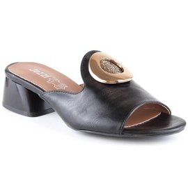 Elegante sandaler med hæl Jezzi W ASA214-1 sort