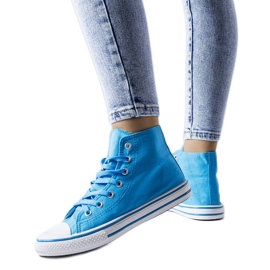 Blå high-top sneakers fra Alaine