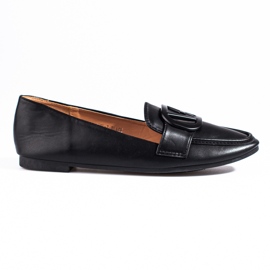 Sorte Shelovet slip-on loafers til kvinder