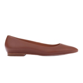 Marco Shoes Letvægts ballerinaer brun