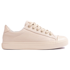 Beige sneakers til kvinder Big Star LL274094