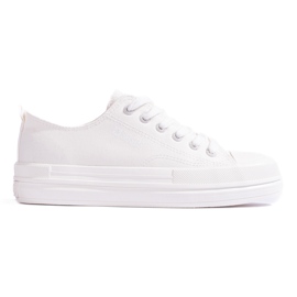 Kvinders sneakers på platformen hvide Big Star LL274968101