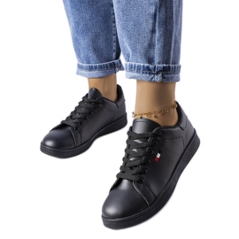 Mothé sorte øko-læder sneakers
