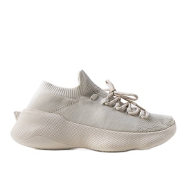 Beige sneakers til mænd fra Théberge