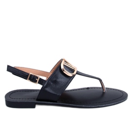 Dillion sorte flip-flops