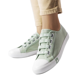 Grønne slip-on sneakers fra Big Star HH274097