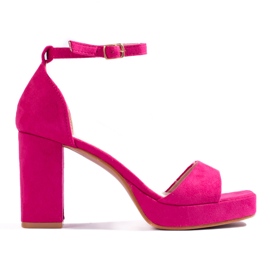 W. Potocki Pink højhælede sandaler fra Potocki lyserød