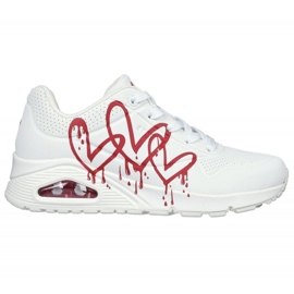 Skechers x JGoldcrown Sko W 177980-WRD hvid