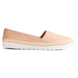 W. Potocki Beige slip-on sneakers til kvinder fra Potocki