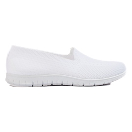 W. Potocki Kvinders hvide slip-on tekstil Potocki