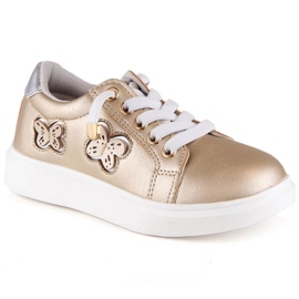 Miss Jr. EVE420B guld metallic sko gylden