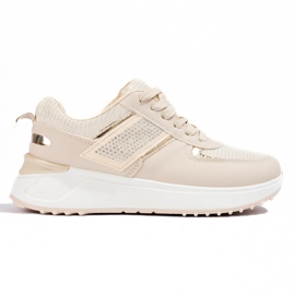 Shelovet beige sneakers til kvinder