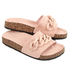 Chain Cork Slides Jarvis Pink lyserød
