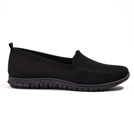 W. Potocki Kvinders slip on tekstil Potocki sort