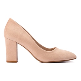 Damebeige pumps fra Shelovet