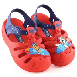 Komfortable børnesandaler duftende rød Paw Patrol Zaxy JJ385044 01GR22BR